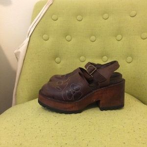 Riverstone Wooden Clog Maryjane